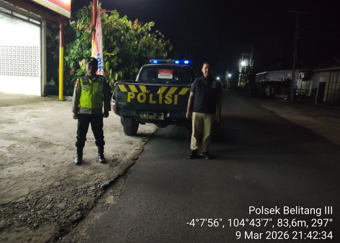 Polsek Belitang III Patroli Hunting Antisipasi Tindak Pidana 3C