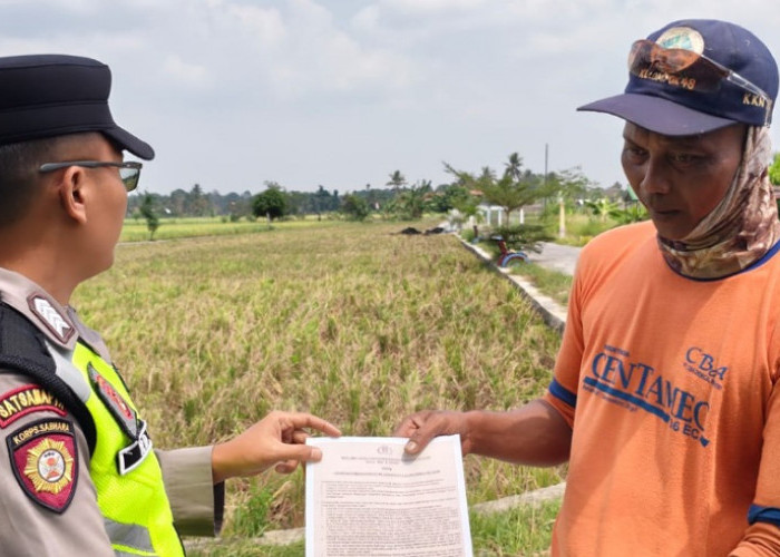 Tekan Risiko Polusi Udara, Polsek Belitang I Masifkan Mitigasi Karhutla di Tiga Desa