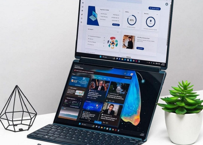 Review Lenovo Yoga Book 9i: Laptop dengan 2 Layar, Dapat Mempermudah Pekerjaan Desain Semakin Oke