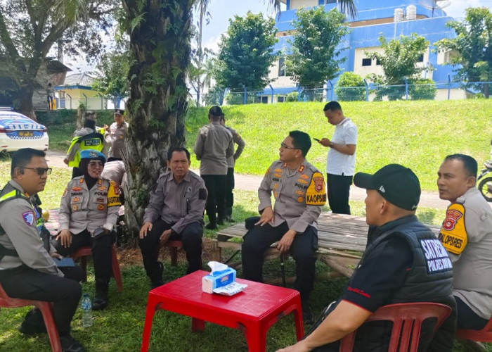 Kapolres Tinjau Pengamanan Objek Wisata di OKU Timur