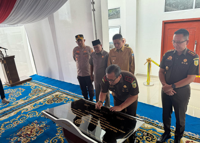 Kejati Sumsel Resmikan Gedung Aula Hingga Sarana Olahraga Kejari OKU Timur 
