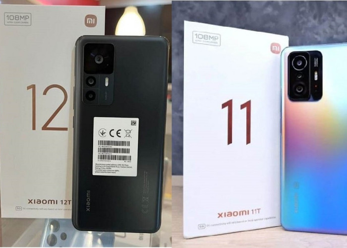 Bandingkan Spesifikasi dan Harga Hp Xiaomi 12T 5G Vs Xiaomi 11T, Mana yang Lebih Bagus?