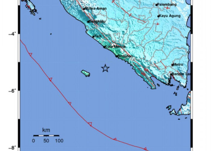 BREAKING NEWS: Gempa Magnitudo 6,5 Guncang Kaur Bengkulu, Terasa Sampai OKU Timur
