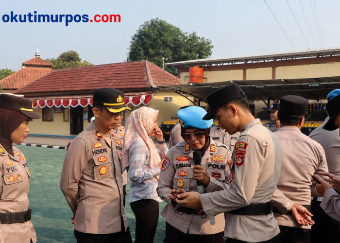Cegah Judi Online, Polres OKU Timur Gelar Inspeksi Mendadak Ponsel Anggota