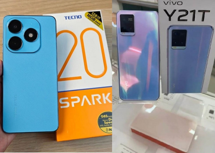 Perbandingan Teknologi Tecno Spark 20C NFC vs Vivo Y21T, Kelas Harga 1 Jutaan di Tahun 2024