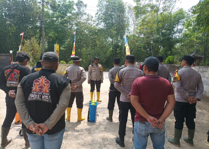 Tekan Resiko Karhutla, Kapolsek IPTU Dodi Mardani Perkuat Mitigasi 