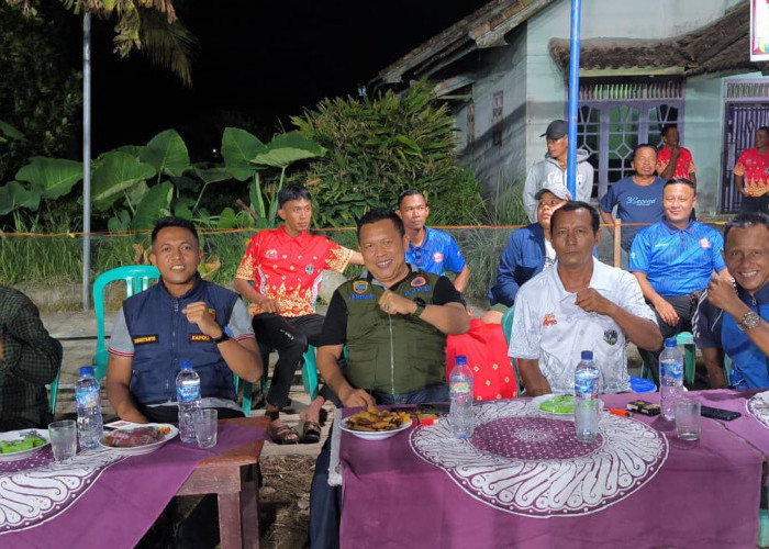 Pastikan Keamanan Kondusif, Kapolsek Hadiri Langsung Turnamen Olahraga 