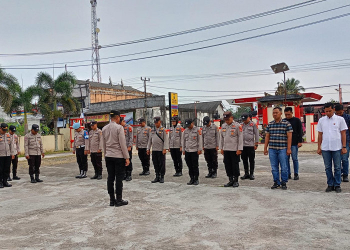 Kapolsek Belitang III pimpin Apel Tekankan Disiplin dan Hindari Pelanggaran