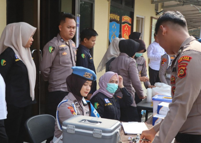 Tes Urine dan Sidak HP, Propam Polda Sumsel Sisir Anggota Polres OKU Timur