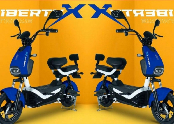 Dengan Kemampuan Mengaspal hingga 45 KM, Sepeda Listrik VOXA Liberty X usung Baterai 48 V 12 Ah
