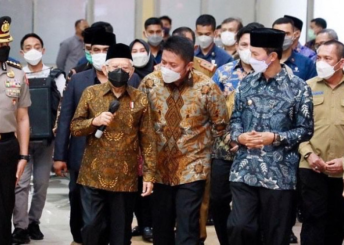 Kunjungan Kerja  ke Palembang Wapres  Ma’ruf Amin  Tinjau Mall  Pelayanan Publik  Terbesar di Indonesia