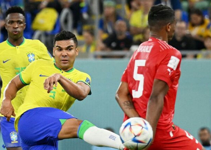 Brasil Bungkam Swiss 1-0, La Nati Beri Perlawanan Militan, Samba Cetak Gol Menit Akhir, Casemiro Jadi Pahlawan