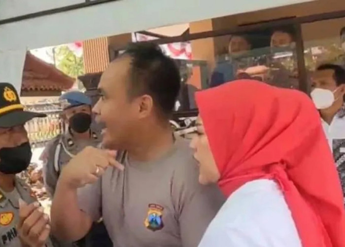 Istrinya Tak Sengaja Tersentuh Wartawan, Kasat Lantas Madiun Kota Marah Hingga Copot Baju