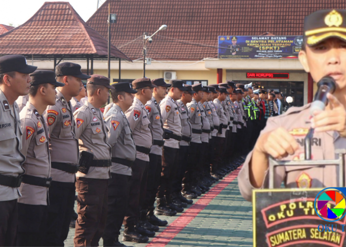 Pimpin Apel Pagi, Wakapolres OKU Timur Tekankan Disiplin dan Pelayanan Publik