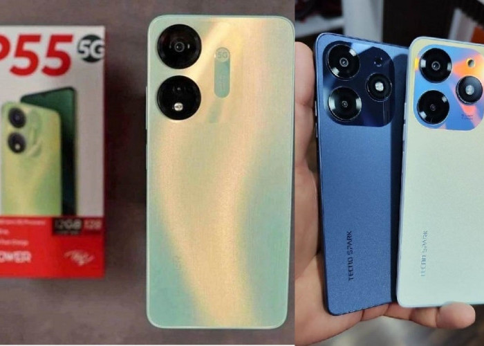 Perbandingan Spesifikasi  Itel P55 5G Vs Tecno Spark 10 Pro, Duel HP Murah Rp 1 Jutaan