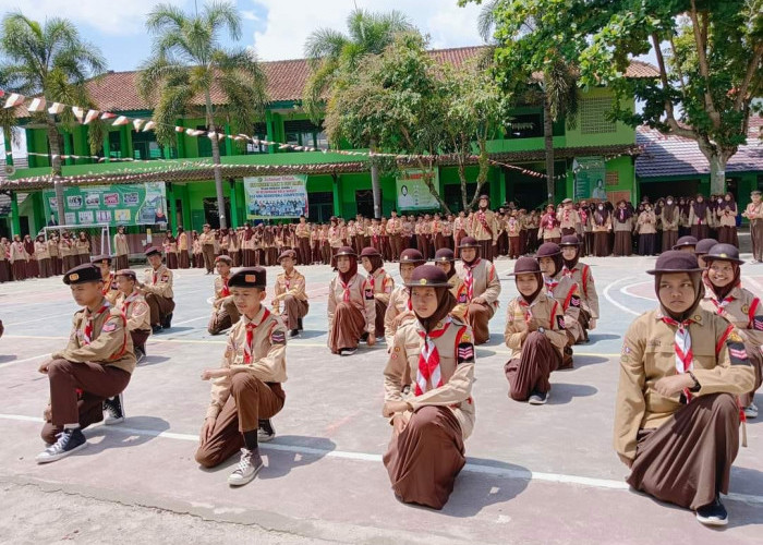 30 Pramuka MTsN 1 OKU Timur Dilantik