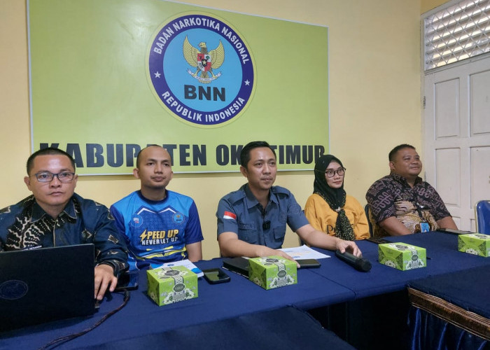 BNNK OKU Timur Gelar Press Realese Akhir Tahun 2024, ini Pencapaian Bidang Rehabilitasi