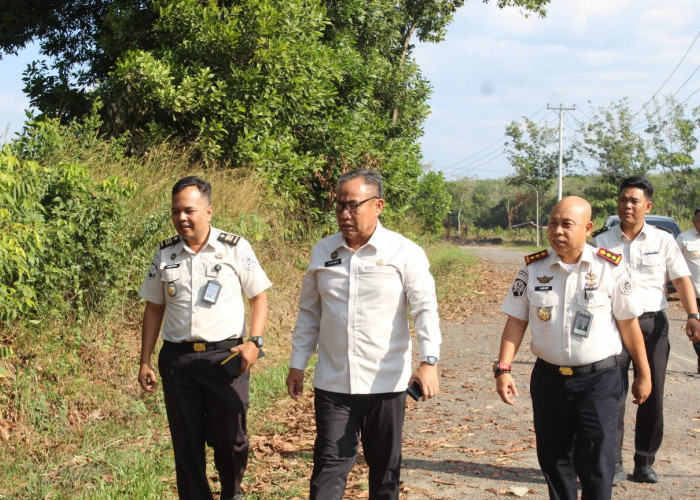 Kakanwil Ditjenpas Sumsel Tinjau Lokasi Tanah Hibah Rencana Relokasi Pembangunan Lapas Martapura
