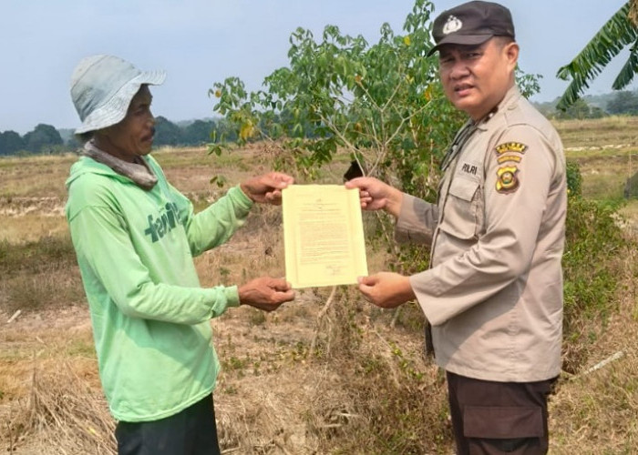 Gelar KRYD, Polsek Martapura OKU Timur Lakukan 10 Giat Mitigasi Bencana Karhutla