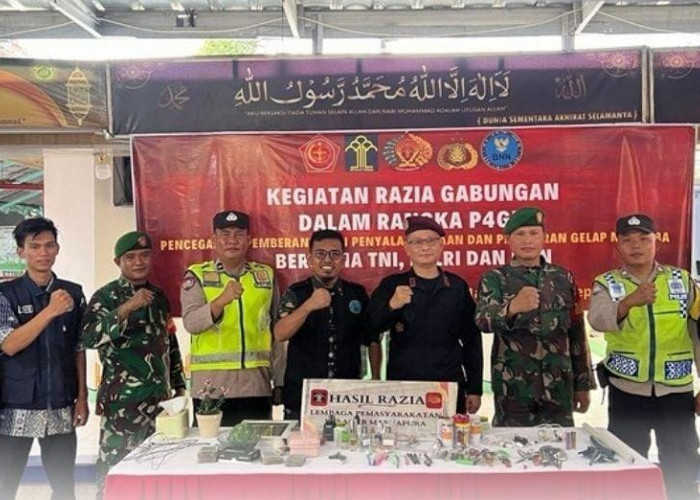 Wujudkan Lapas bersih dari Halinar, Lapas Martapura Gelar Razia Gabungan