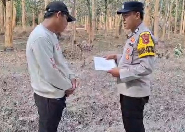 Kegiatan Mitigasi Karhutla Polsek Belitang II: Langkah Edukasi Mencegah Kebakaran Hutan di OKU Timur