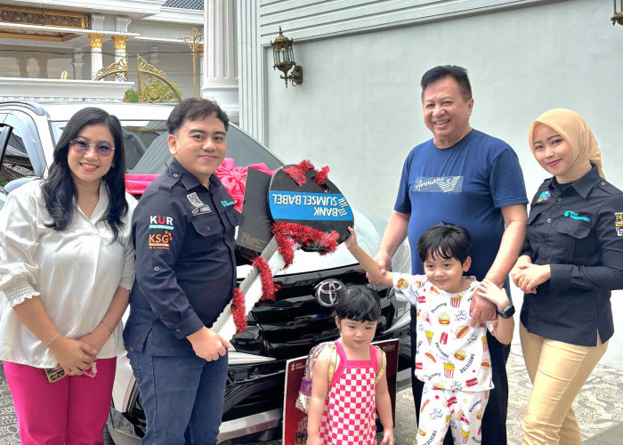 BSB Cabang Martapura Gelar Undian Tabungan Pesirah, Garaika Pemenang Hadiah Grand Prize Toyota Rush 