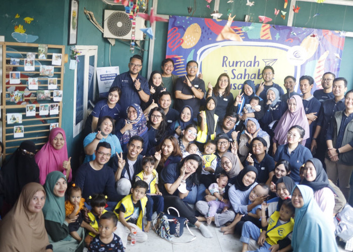 Peduli Adik-Adik Pejuang Sembuh, Salurkan Bantuan ke Rumah Singgah Sahabat Nusantara
