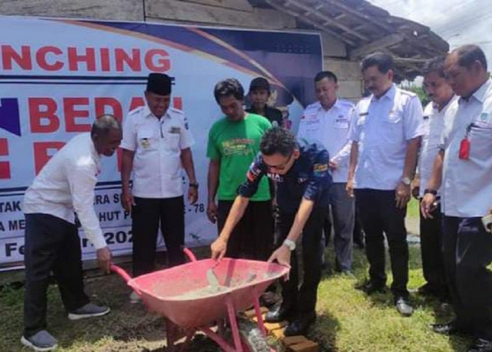 Launching Gerakan Bedah Rumah, Bantuan Pembangunan Sanitasi dan Penanganan Stunting Serentak se-Sumatera 