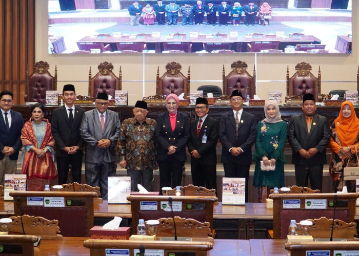 Sekda SA Supriono Hadiri Pelantikan PAW Anggota DPRD Provinsi Sumsel