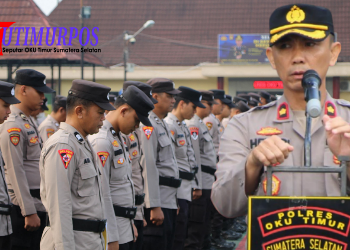 Pimpin Apel Pagi, Wakapolres OKU Timur Wanti-wanti Anggota Jauhi Narkoba