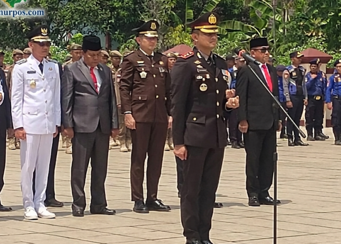 Momen Perdana Kapolres AKBP Lalu Hedwin Pimpin Ziarah dan Tabur Bunga di Taman Makam Pahlawan OKU Timur