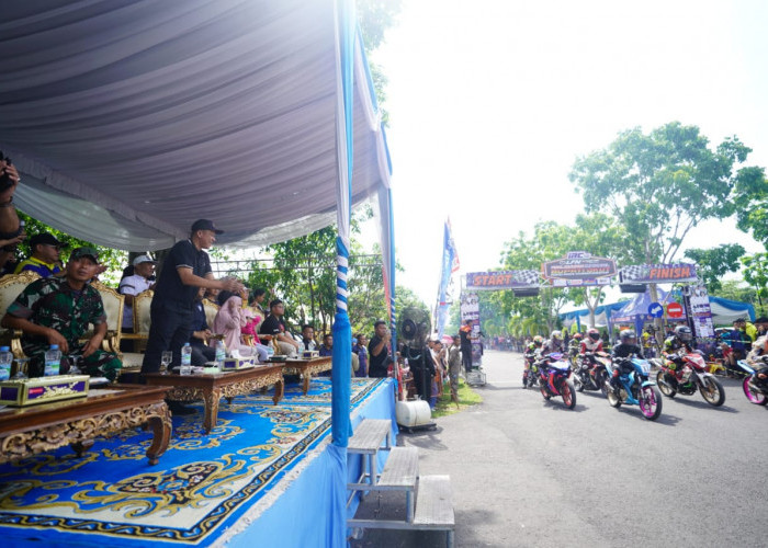 Buka Secara Langsung Final Road Race, Bupati OKU Timur Lanosin: Cita-cita saya Menjadi Pembalap