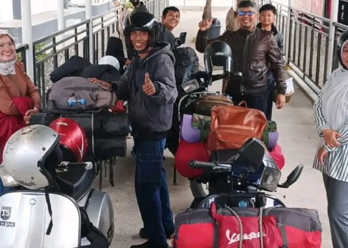 Kumpul Bareng Scooter Sumatera XXII di Prabumulih: Jadi Ajang Silaturahmi Komunitas dan Dongkrak UMKM Lokal