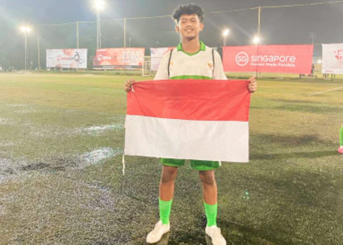 FNC Krisna Priatmaja,Pemain Asal OKU Timur Cetak Satu Gol untuk Indonesia di Ajang Internasional Singa CUP