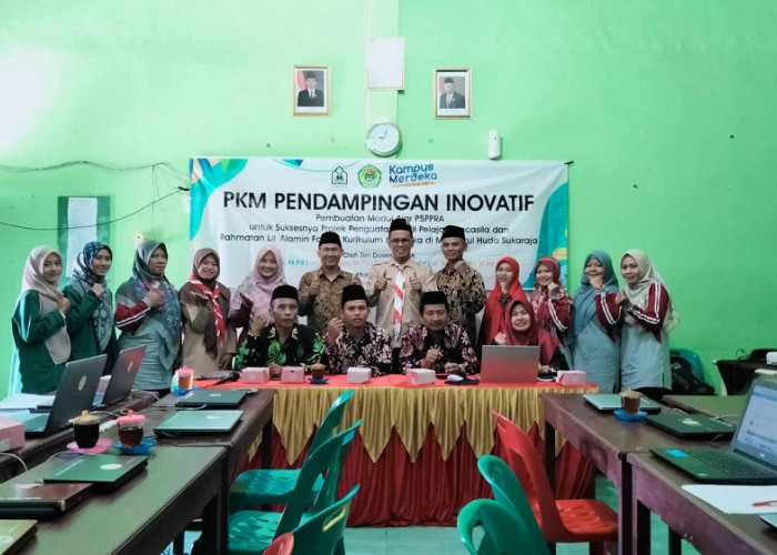 Prodi PAI UNUHA Laksanakan PKM Pembuatan Modul Projek P5-PPRA di MTs Nurul Huda
