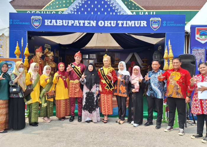 Festival Literasi Nusantara Resmi Dibuka, Kesenian dan Budaya Komering ditonjolkan di Stan OKU Timur