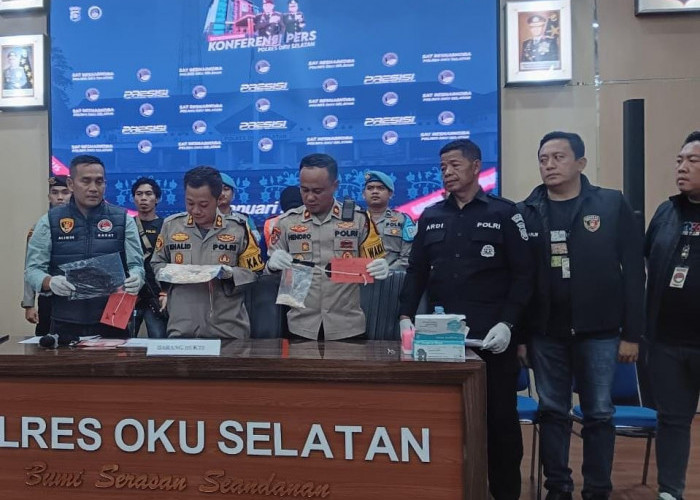 Reskoba Polres OKU Selatan Pimpinan AKP H Alimin Gagalkan Ribuan Ekstasi di Malam Tahun Baru