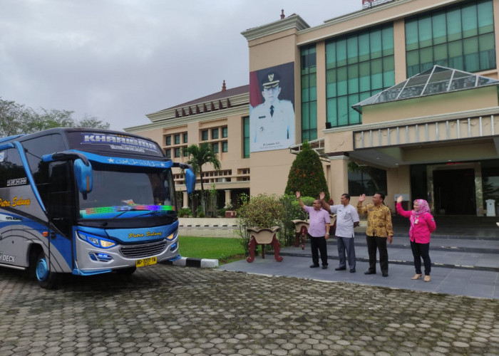 Kontingen Kesenian OKU Timur sebanyak 40 Orang Ikuti Festival Sriwijaya ke XXXI di Palembang