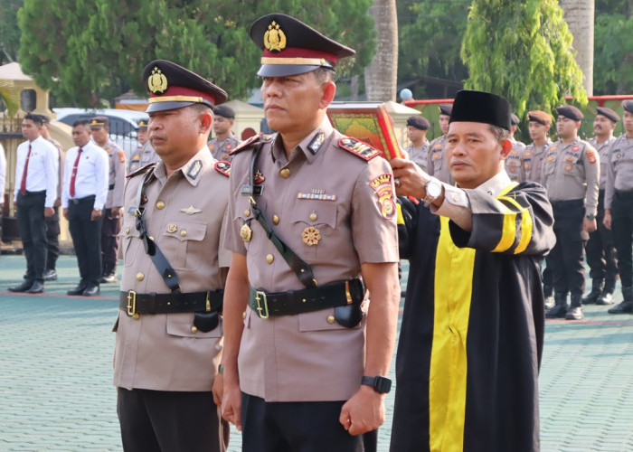 Tiga Perwira Polres OKU Timur Rotasi