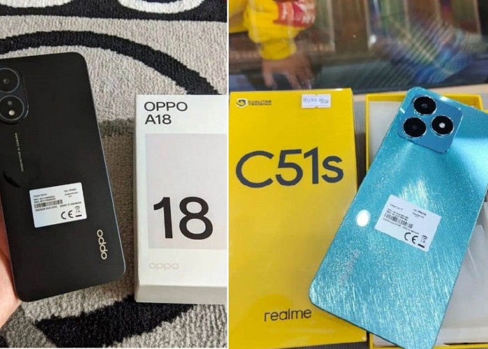 Mending Mana Oppo A18 atau Realme C51s, Harga Selisih Rp 300, Spesifikasi Unggul Siapa?