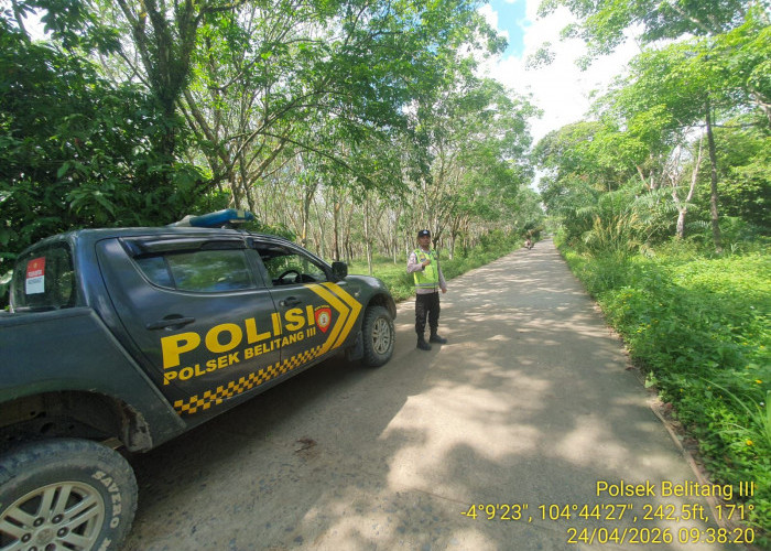 Antisipasi Tindak Pidana 3C Polsek Belitang III Gelar Patroli Rutin