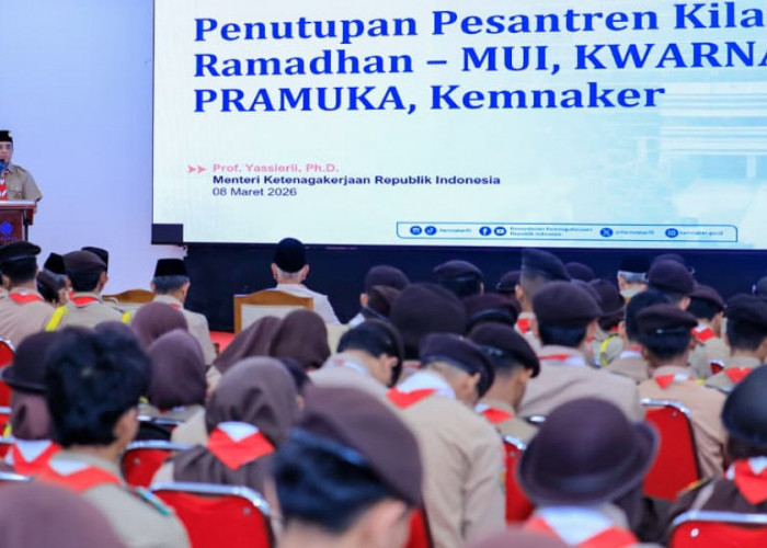 Penutupan Pesantren Kilat Ramadan, Bekali Pramuka Siap Kerja di Era AI