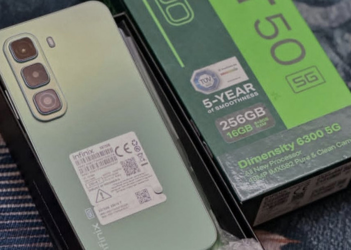 Infinix Hot 50 5G: Gahar dengan RAM dan ROM Jumbo dan Chipset Dimensity 6300