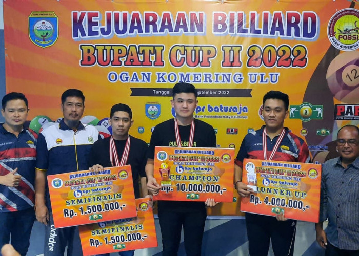 Muba, The Champion Kejuaraan Billiard Bupati OKU Cup II