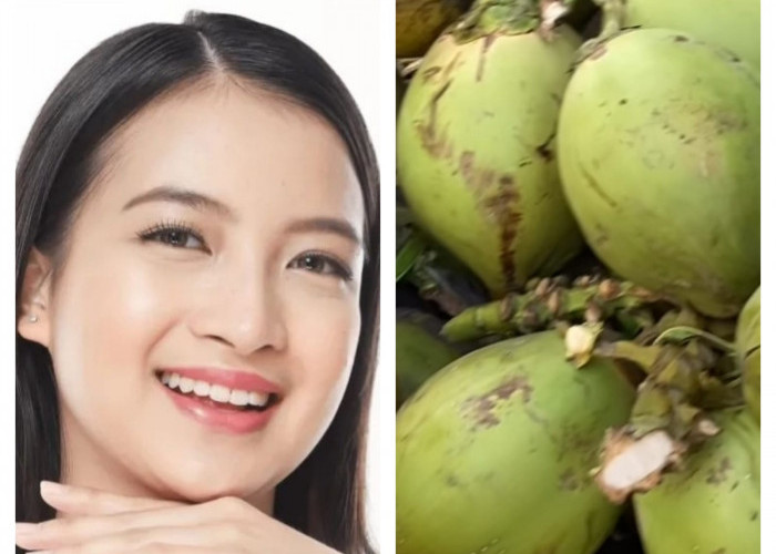 Begina Cara Menghilangkan Flek Hitam pada Wajah dengan Air Kelapa, Bikin Wajah Makin Glowing Tampa Kesalon