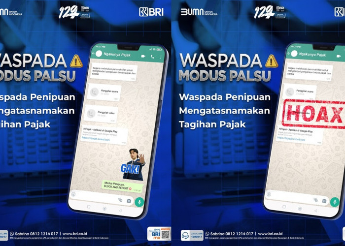 Marak Tagihan Pajak Berekstensi APK, BRI Imbau Masyarakat Tidak Terkecoh Modus Penipuan Perbankan