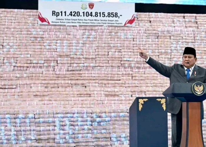 Terima Rp 11,4 Triliun dari Sitaan Korupsi dan Denda Kehutanan, Prabowo: Setara 34.000 Renovasi Sekolah