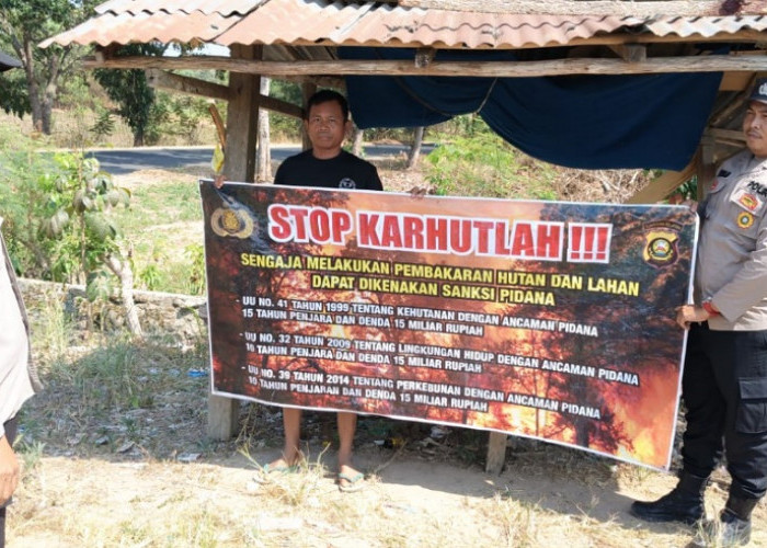 Polsek Martapura OKU Timur Gelar KRYD Bencana Karhutla, Catat 21 Kegiatan Preventif