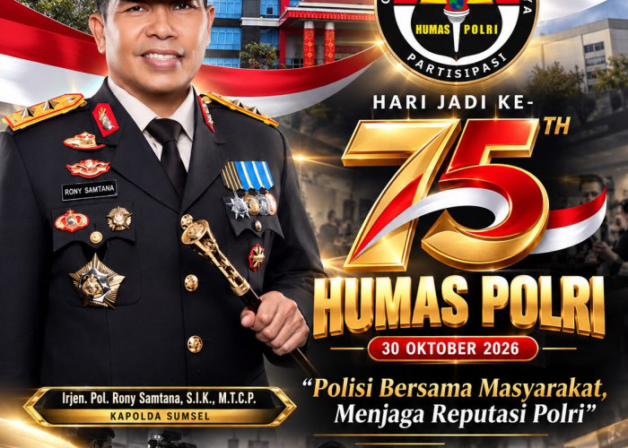 Peringati HUT Humas Polri ke-75, Polda Sumsel Tekankan Pentingnya Transparansi dan Komunikasi Humanis