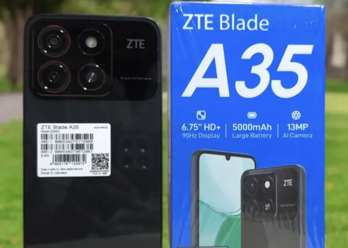 ZTE Blade A35: Hp Layar Lebar, Fingerprint Samping, Baterai Awet Seharian dengan Harga Kurang Dari Rp 1 Jutaan